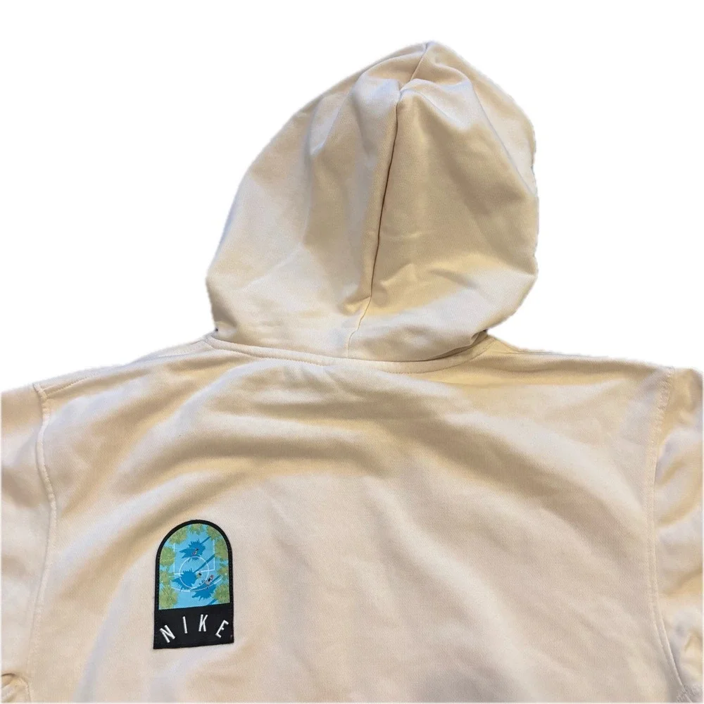 Nike Standard Issue Dri-FIT Multi Patch Hoodie Cream DH7469-219 Mens Small
